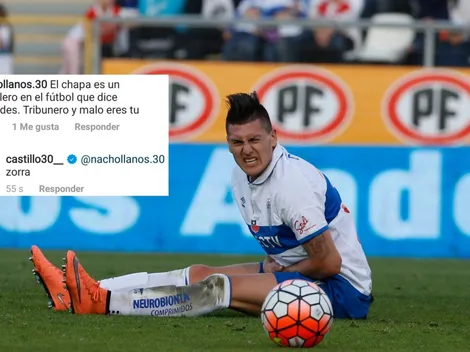 Nico Castillo insulta a hincha por defender a Chapa Fuenzalida