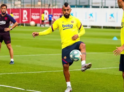 Video: Vidal pasa la pena de La Liga con un golazo en la práctica