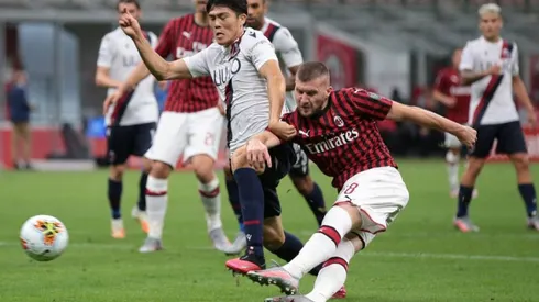 Gary Medel no estuvo presente en cancha ante el AC Milan