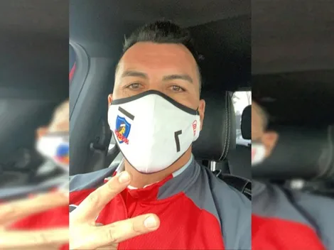 Paredes celebra el regreso a los entrenamientos con Colo Colo