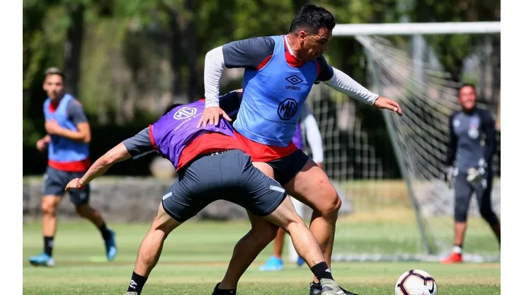 Práctica de Colo Colo a fines de diciembre pasado.