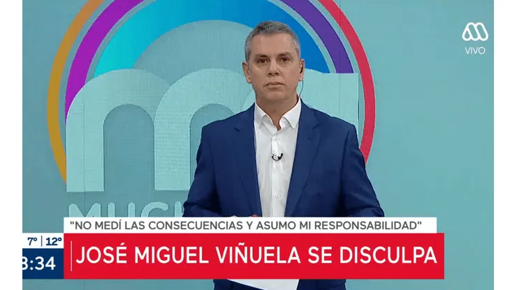 El animador José Miguel Viñuela usó su espacio en Mucho Gusto para ofrecer disculpas por la polémica surgida este jueves.