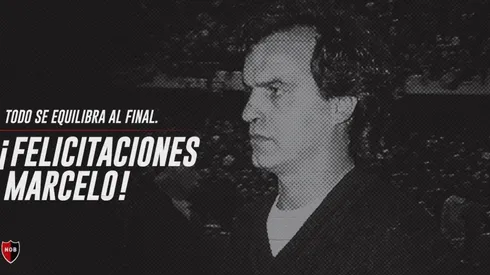 Marcelo Bielsa en su época de entrenador de Newells