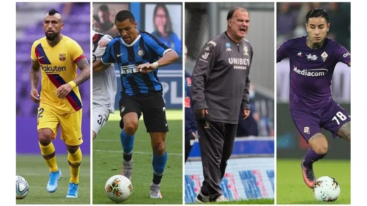 Barcelona, Leeds, Inter y Fiorentina animarán la cartelera futbolera de los chilenos este domingo.