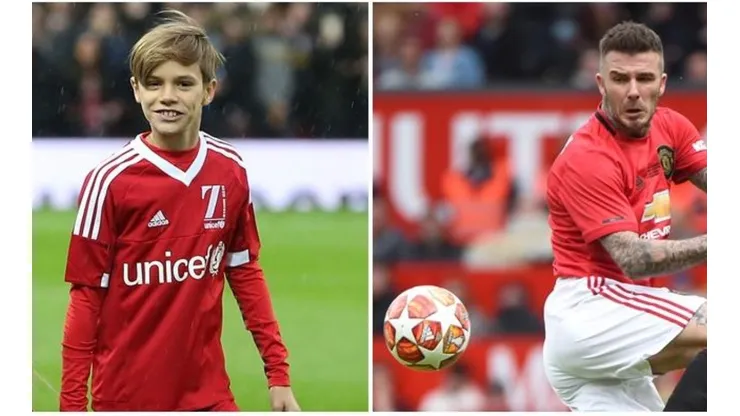 Romeo Beckham tiene 17 años y hasta el momento es el único de los hijos de David Beckham que ha mostrado interés por el fútbol.