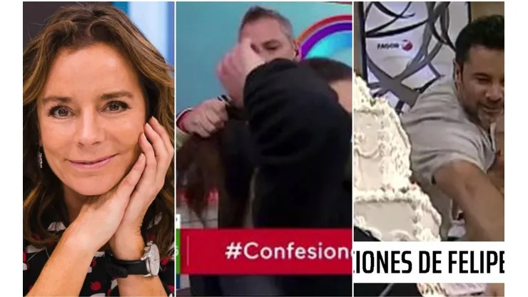 Kathy Salosny y José Miguel Viñuela compartieron, hace algunos años, conducción en el matinal Mucho Gusto en Mega.