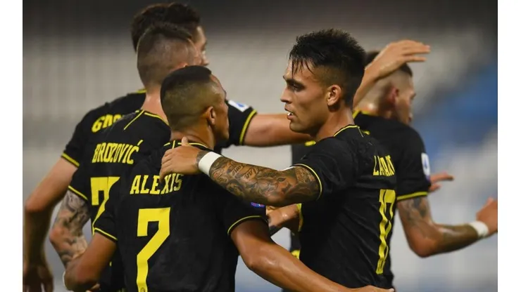 Alexis Sánchez fue figura en la goleada de Inter de Milán