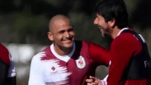 Pajarito Valdés y Chupete Suazo volvieron a juntarse en Deportes La Serena