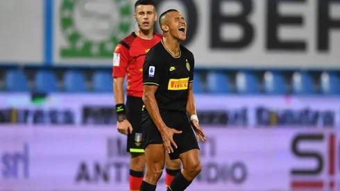 Alexis Sánchez por fin pudo marcar con Inter