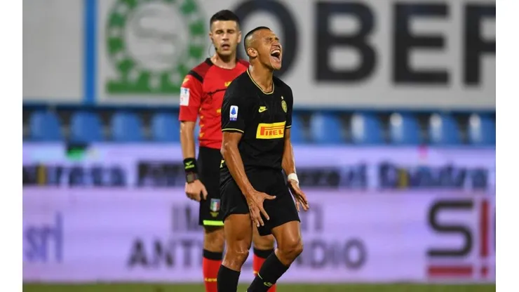 Alexis Sánchez por fin pudo marcar con Inter