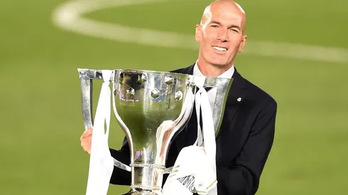 Zinedine Zidane celebró la obtención de su título número 11 al mando del Real Madrid.