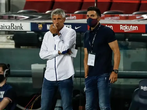 Setién: "Espero estar ante Napoli, pero no lo sé"