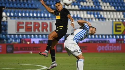 Alexis Sánchez mostró su lado italiano para quejarse en Inter