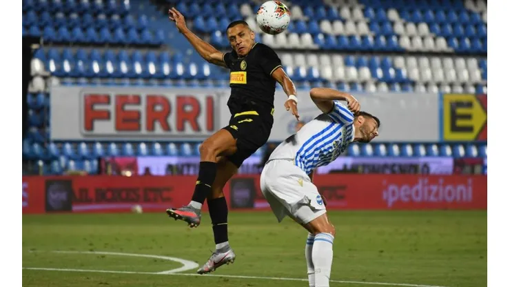 Alexis Sánchez mostró su lado italiano para quejarse en Inter