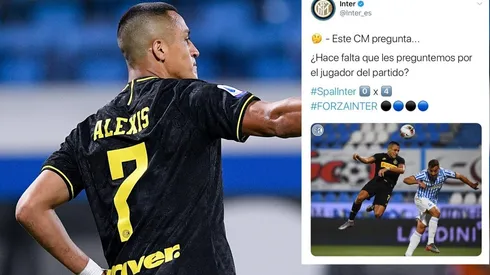 Alexis Sánchez ante el Spal