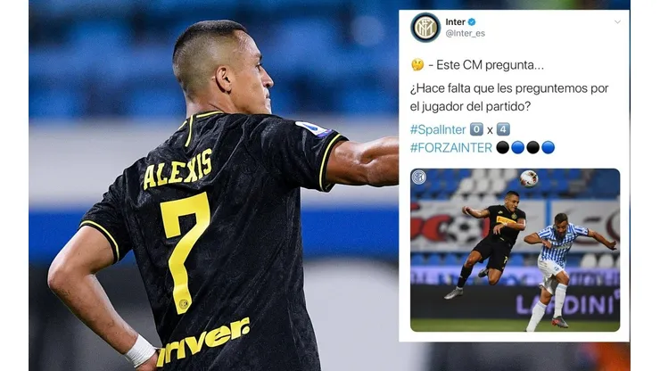 Alexis Sánchez ante el Spal