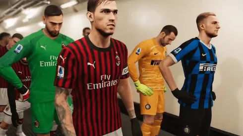 AC Milan y Inter de Milán con nombre génerico en PES 2021