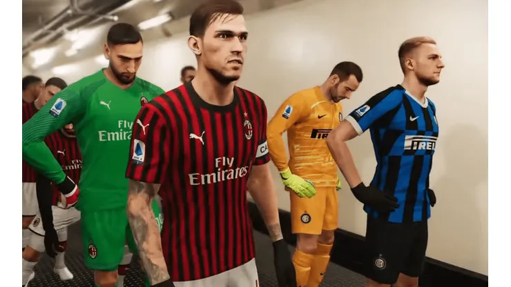 AC Milan y Inter de Milán con nombre génerico en PES 2021