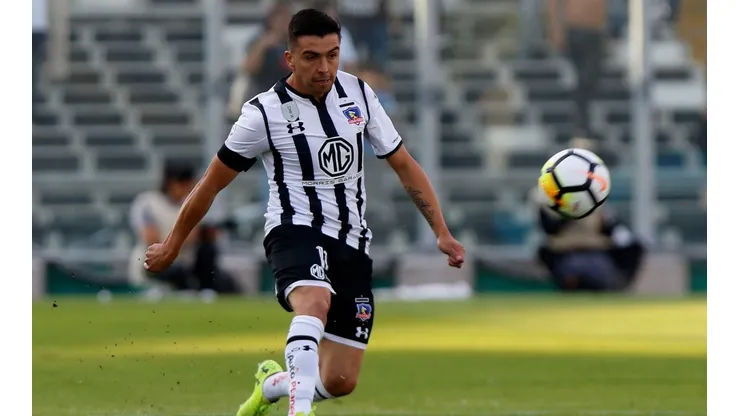 Gonzalo Fierro en su última temporada en Colo Colo
