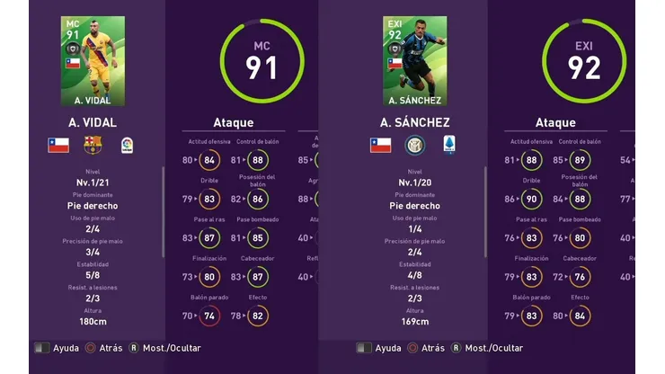 Vidal y Alexis entre los mejores jugadores de la semana de PES 2020