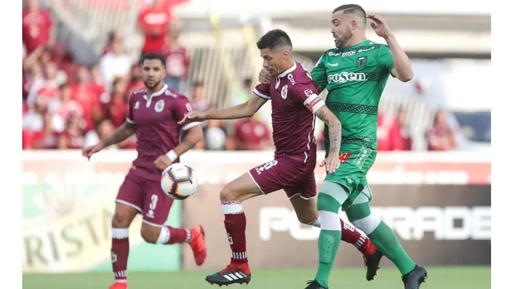 Rodrigo Brito ante Deportes Temuco en la Liguilla para ascender a Primera División
