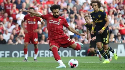 Mohamed Salah se enfrentará nuevamente a David Luiz en la visita de Liverpool a Arsenal