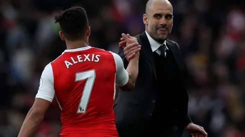Pep Guardiola y Alexis Sánchez pudieron reencontrarse en el Manchester City pero el United dijo lo contrario