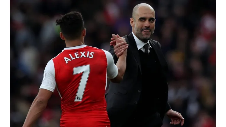 Pep Guardiola y Alexis Sánchez pudieron reencontrarse en el Manchester City pero el United dijo lo contrario