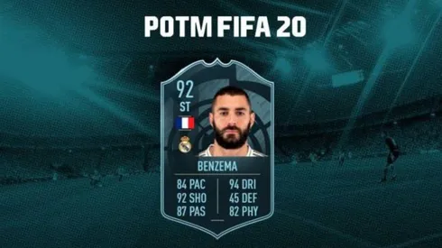 Benzema POTM en FIFA 20