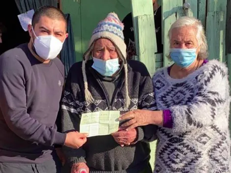 Nico Maturana le regala una casa a una pareja de abuelos sin vivienda digna