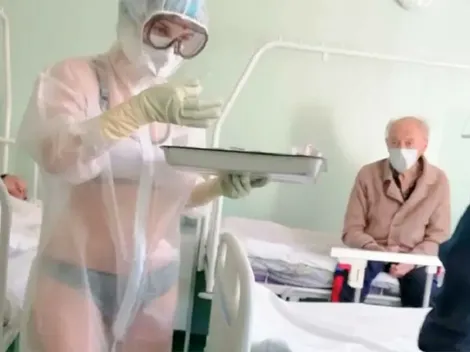 Enfermera que luchó en ropa interior contra el coronavirus ahora tiene una carrera de modelo