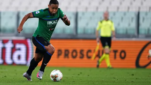 Luis Muriel ante la Juventus