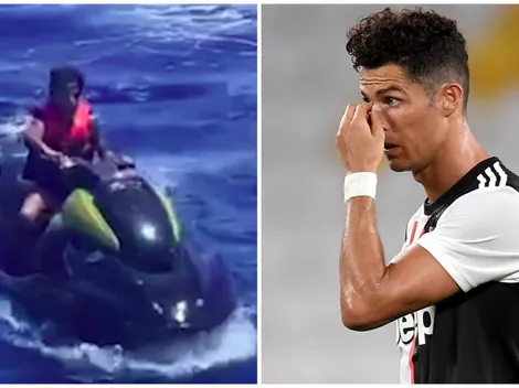 Investigan a Cristiano por video de su hijo al volante de una moto de agua