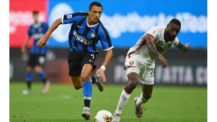 Alexis Sánchez, crack y figura del Inter contra Torino.