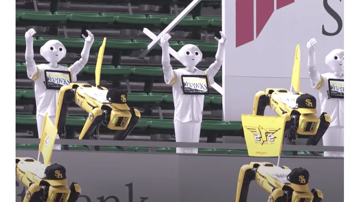 Barra robótica en estadio de Japón.