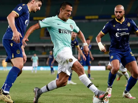 Alexis asoma como suplente en el Inter frente al Torino