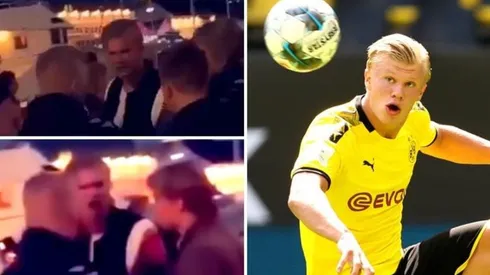 Erling Haaland viajó a Noruega a pasar sus vacaciones tras el final de la Bundesliga, y terminó involucrado en un confuso incidente en un club nocturno.