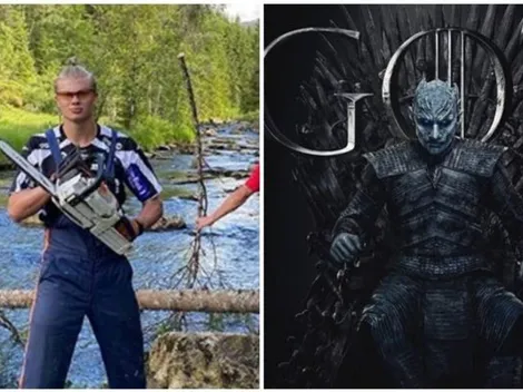 Haaland la rompe en Instagram con frase de Game of Thrones