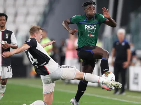 Video: El pisotón de Zapata a De Ligt donde más duele