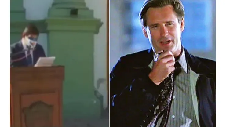 El político argentino habría copiado un discurso de una película "Día de la Independencia".