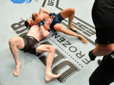 ¡Lo apagó! Amirkhani encaja una tremenda sumisión