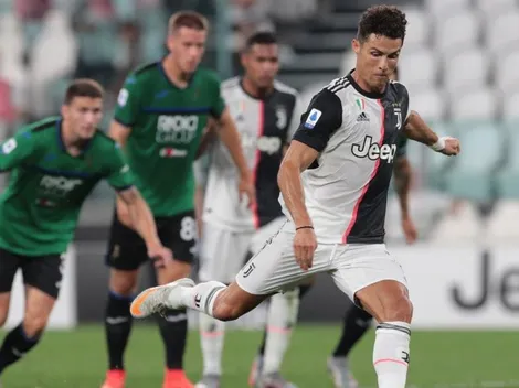 Cristiano Ronaldo con sus penales salva a Juventus ante Atalanta
