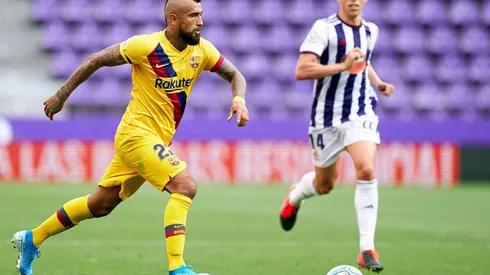 Arturo Vidal, figura del Barca ante el Valladolid