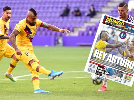 “Rey Arturo”: Vidal se roba la portada de MundoDeportivo
