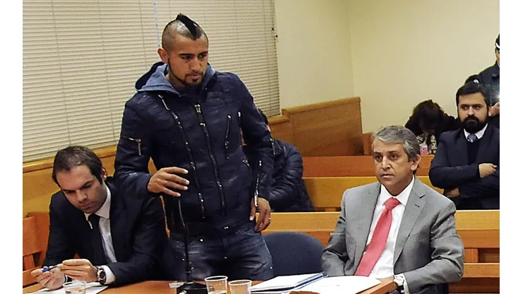 Vidal el día de la formalización en 2015