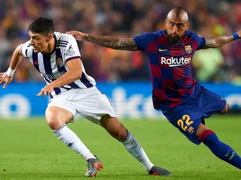 Ver EN VIVO Valladolid vs Barcelona de Arturo Vidal por La Liga de España