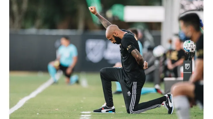 Thierry Henry y su homenaje a George Floyd