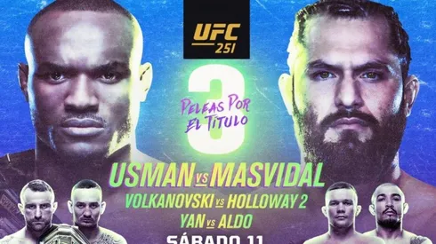Usman vs Masvidal, Volkanosvki vs Holloway y Yan vs Aldo son las peleas por título que tendrá el UFC 251