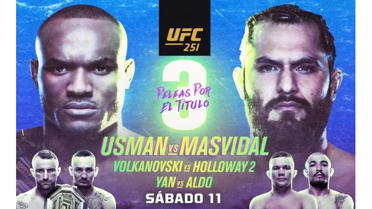 Usman vs Masvidal, Volkanosvki vs Holloway y Yan vs Aldo son las peleas por título que tendrá el UFC 251