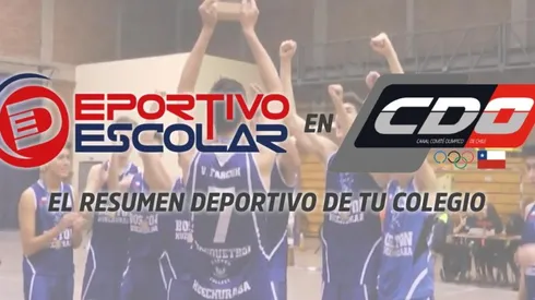 Deportivo Escolar vuelve a la televisión de la mano del Canal del Comité Olímpico de Chile.